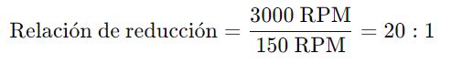 relación de reducción